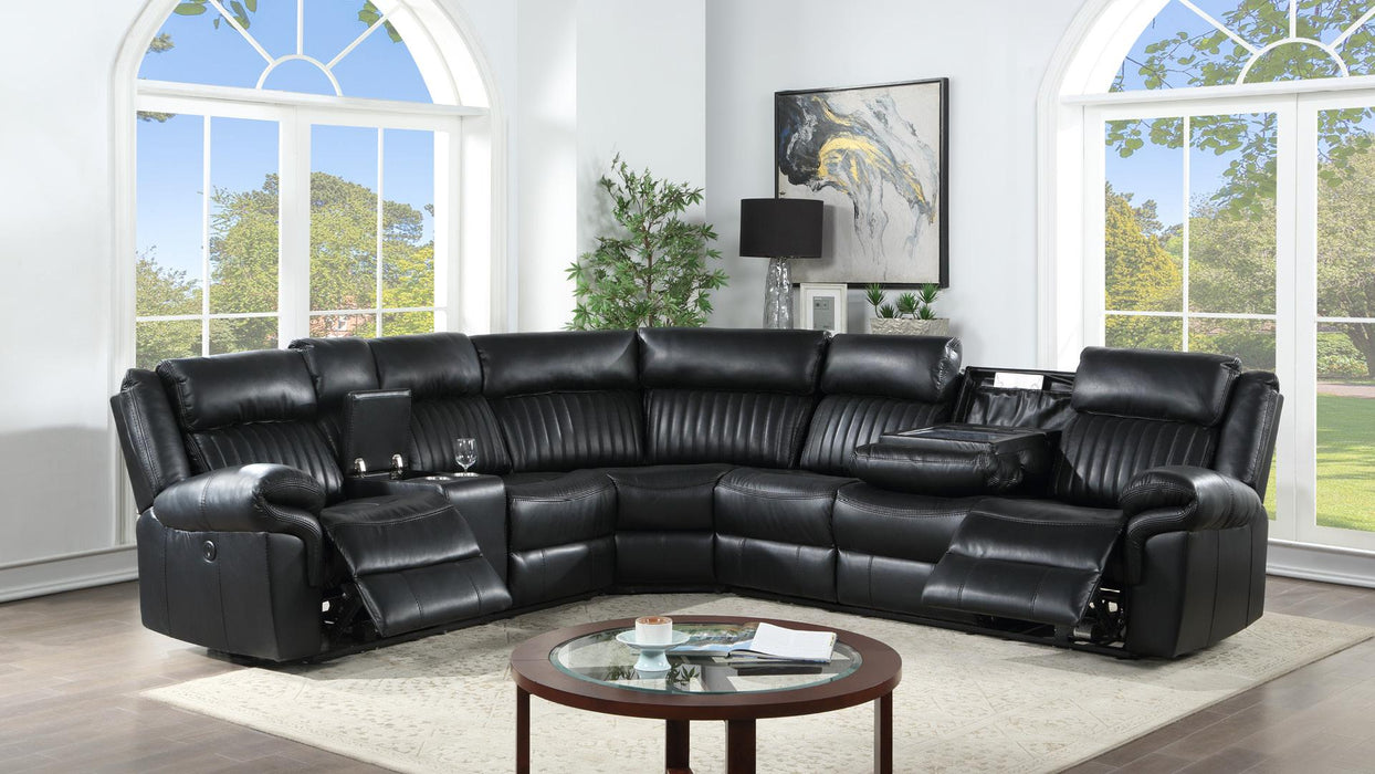 Edward 3 PC SECTIONAL - U20-BK