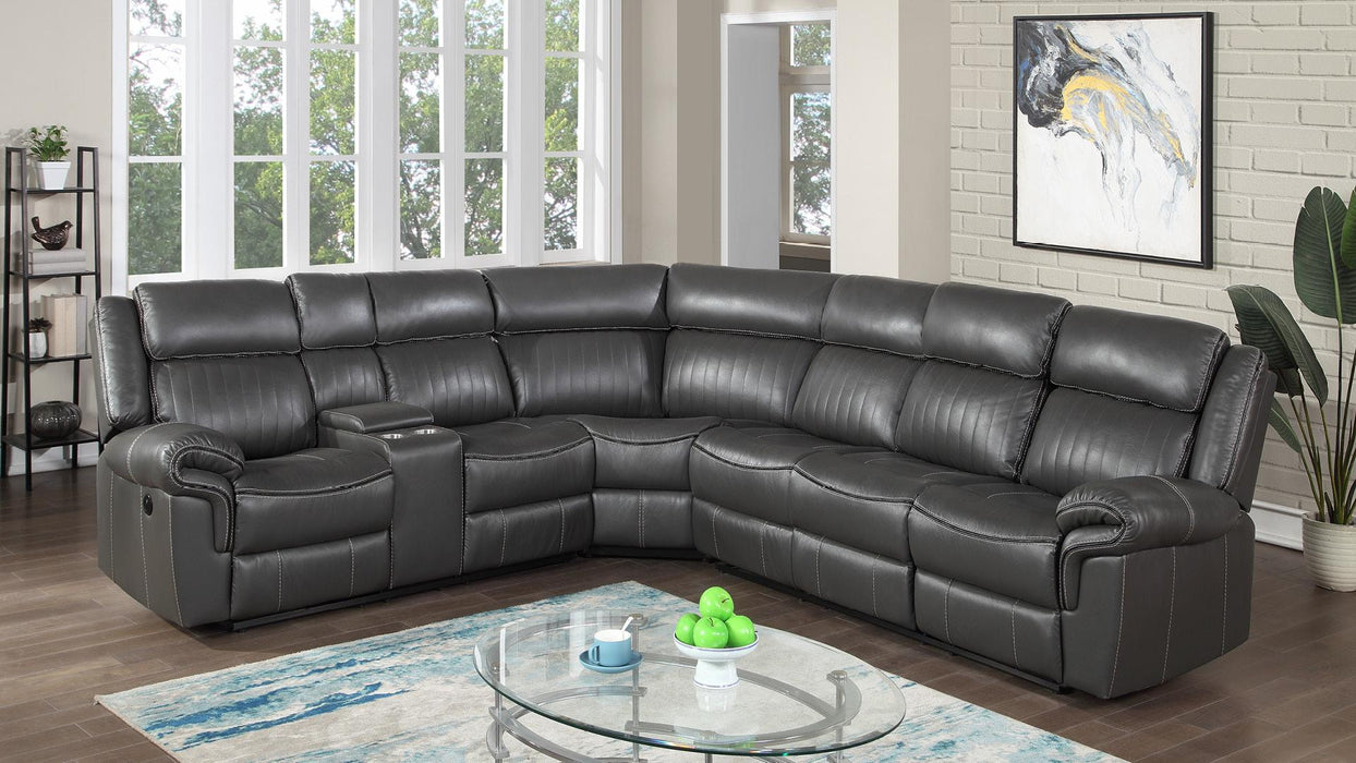 Edward 3 PC SECTIONAL - U21-GRY