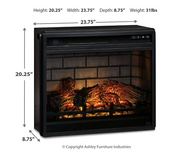 Entertainment Accessories Electric Infrared Fireplace Insert - Furniture Citi (Multi Location - MI)
