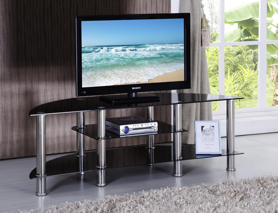 W500 Black Tv Stand