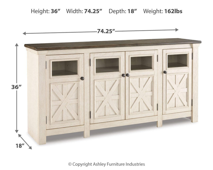 Bolanburg 74" TV Stand - Furniture Citi (Multi Location - MI)