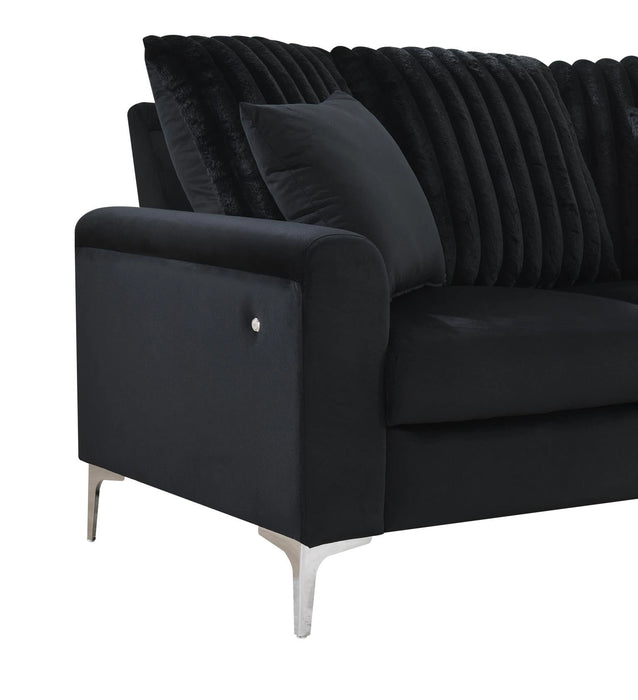 Black Led Chair