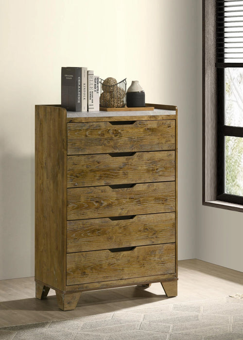 Queen Bed Frame - Dresser - Mirror - Chest - Nightstand