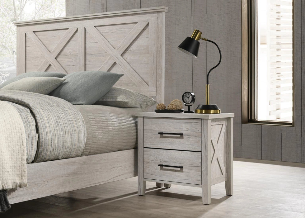 B523 White Night Stand
