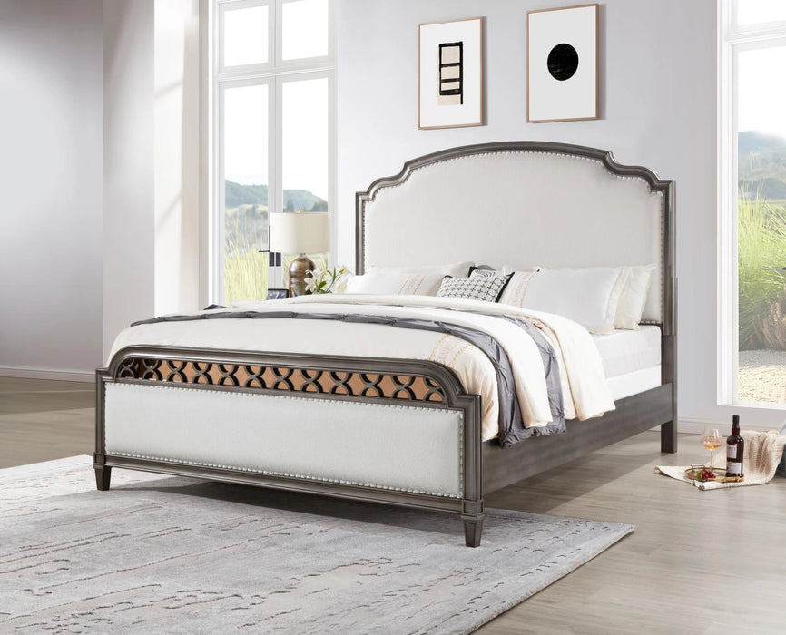 Gray Queen Bed