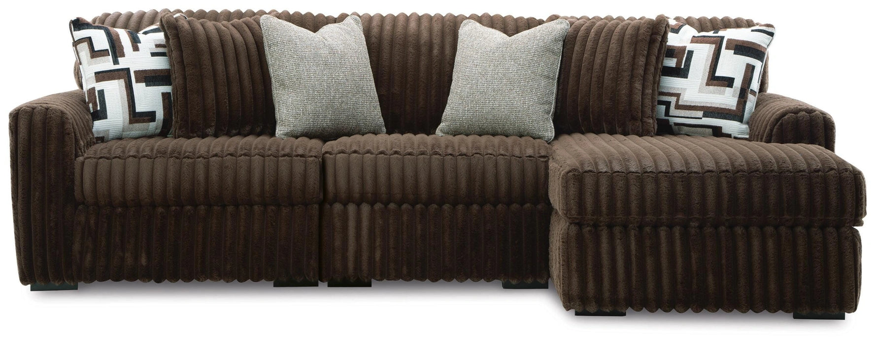 Midnight-Madness Sectional with Chaise