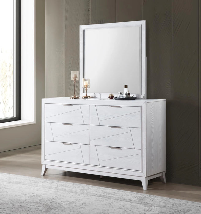 Queen Bed Frame - Dresser - Mirror - Chest - Nightstand