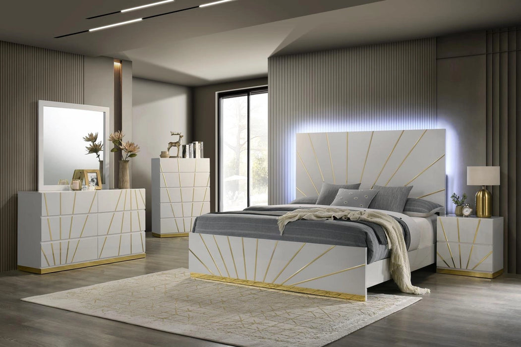King Bed - Dresser - Mirror