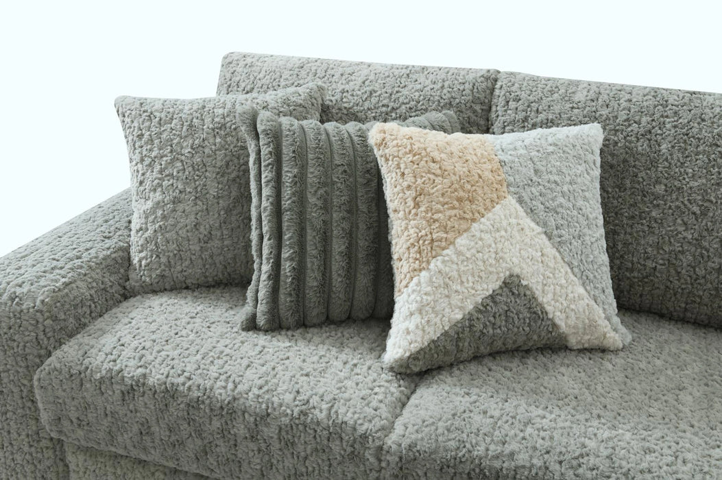 Gray Corduroy Console